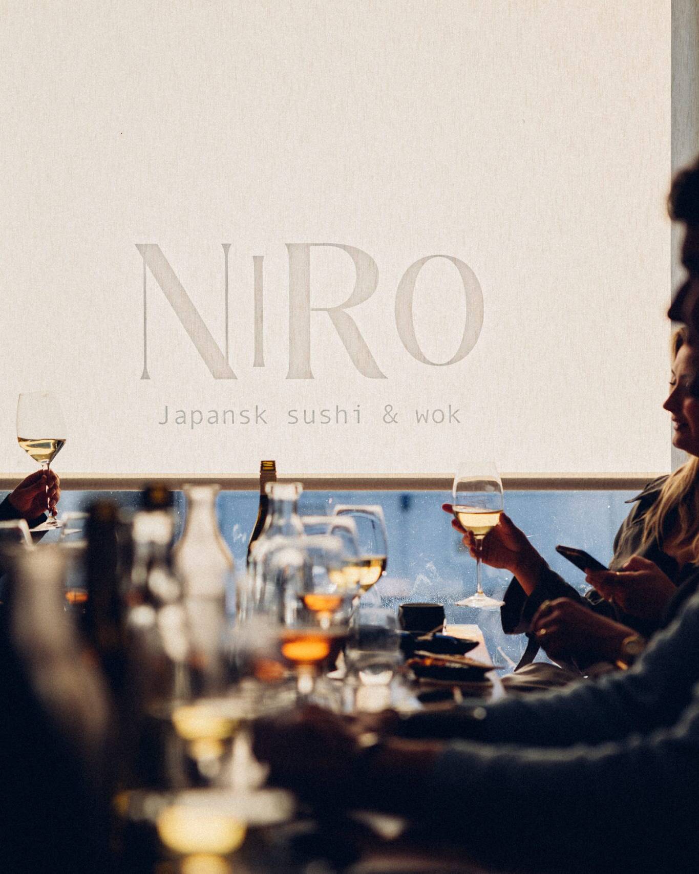 Hjemmeside for Niro Sushi